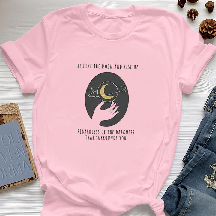 Olivenorma Be Like The Moon T-Shirt - Pink - 2XL - image 18