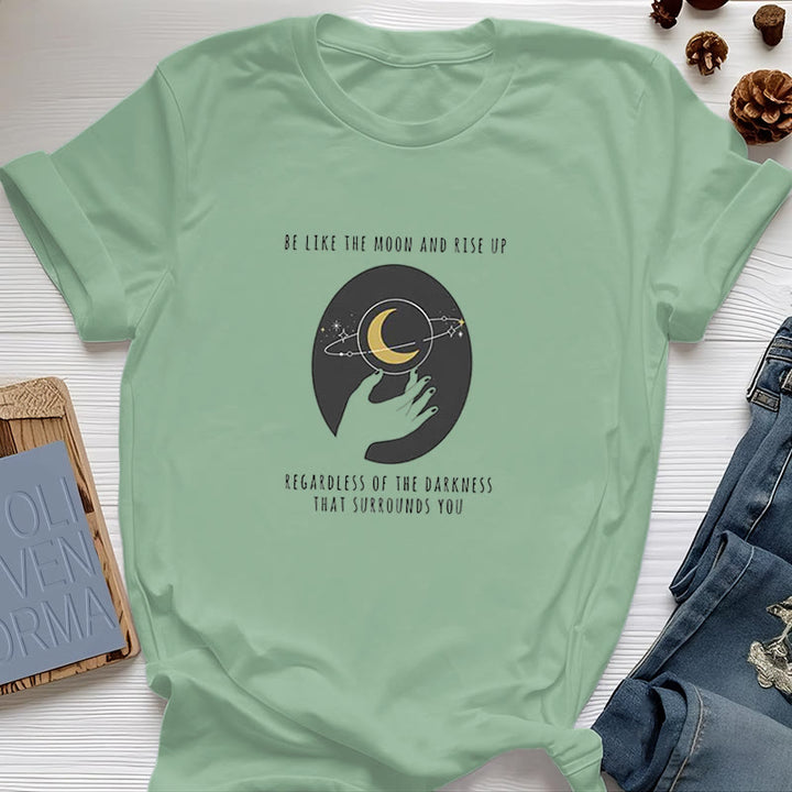 Olivenorma Be Like The Moon T-Shirt - Light Green - 2XL - image 24