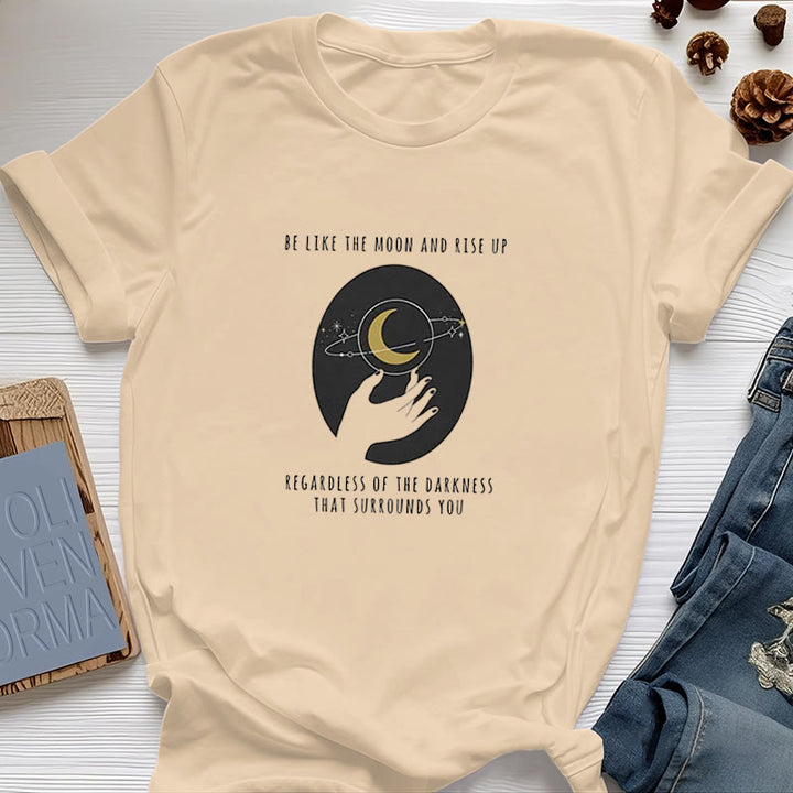 Olivenorma Be Like The Moon T-Shirt - Yellow - 2XL - image 12