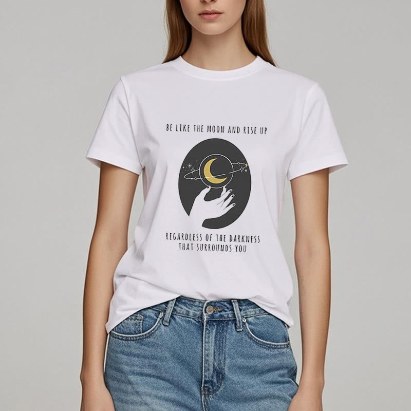 Olivenorma Be Like The Moon T-Shirt - image 1