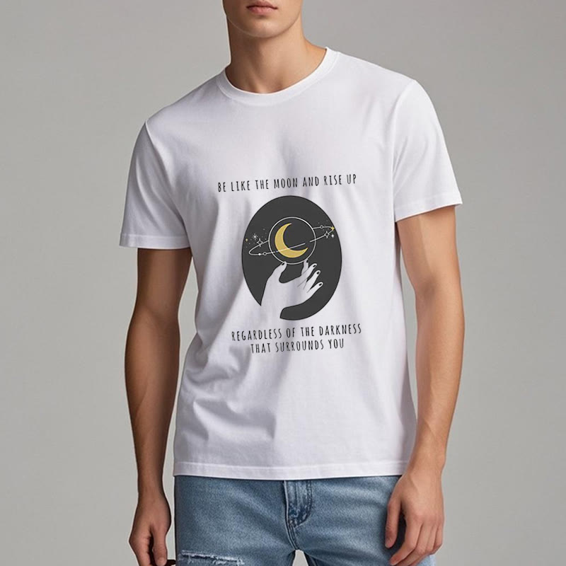 Olivenorma Be Like The Moon T-Shirt - image 3