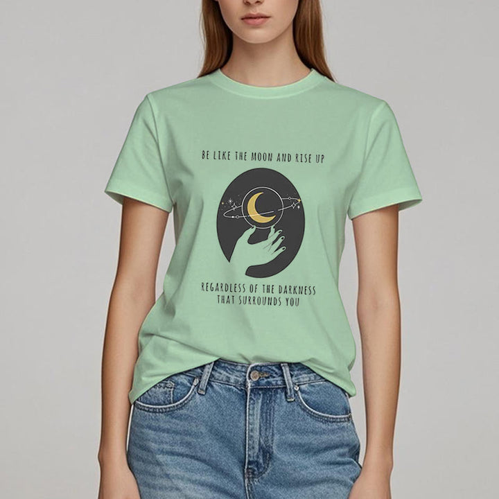 Olivenorma Be Like The Moon T-Shirt - image 25