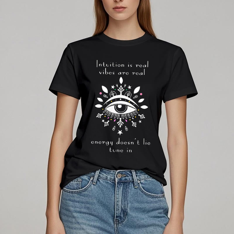 Olivenorma Intuition Evil Eye Design T-shirt - image 7
