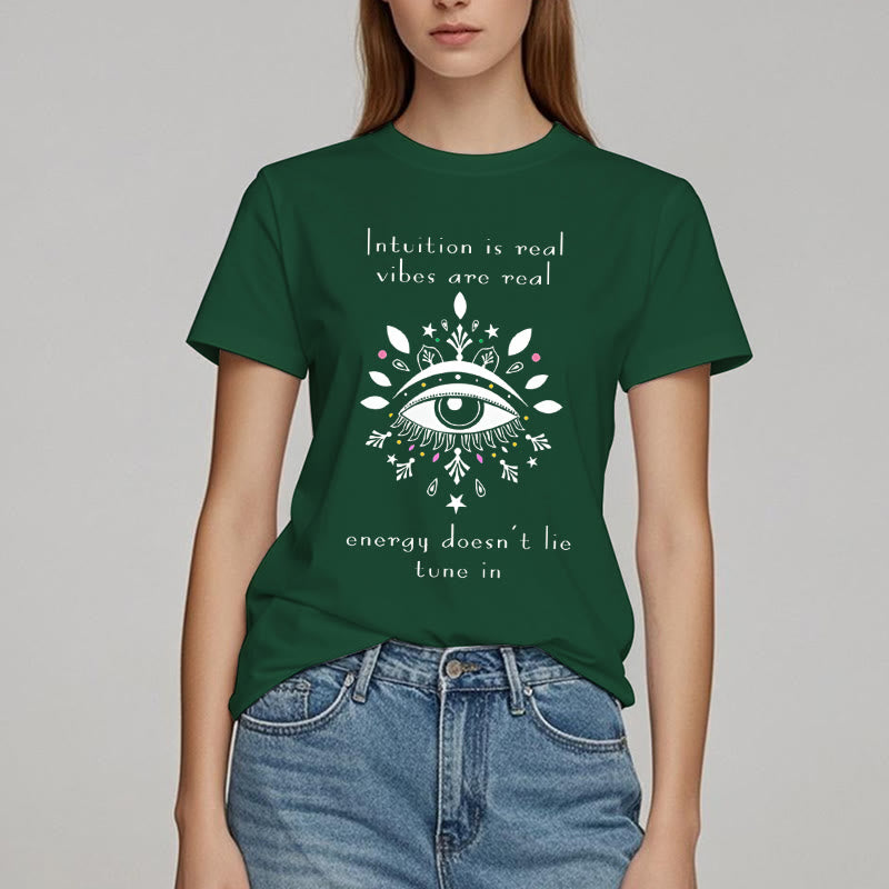 Olivenorma Intuition Evil Eye Design T-shirt - image 28