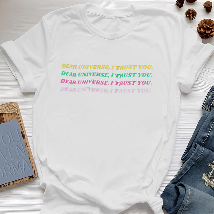 Olivenorma Dear Universe T-Shirt - White - 2XL - image 0