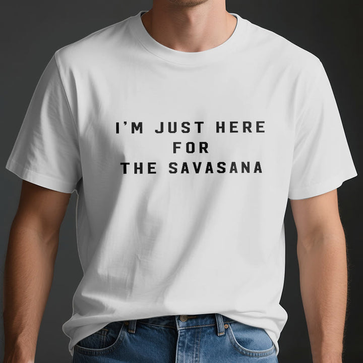 Olivenorma I'm Just Here For The Savasana T-Shirt - image 3