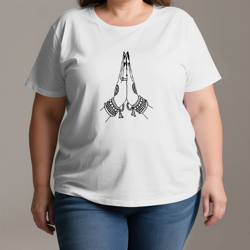 Olivenorma Meditation Namaste Yoga T-Shirt - image 8