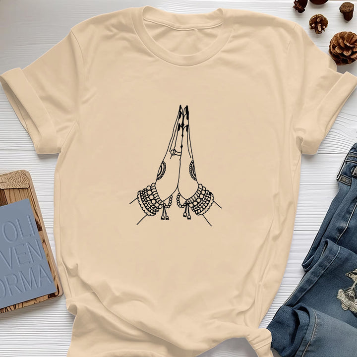 Olivenorma Meditation Namaste Yoga T-Shirt - Yellow - 2XL - image 11