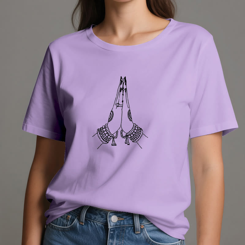 Olivenorma Meditation Namaste Yoga T-Shirt - image 16
