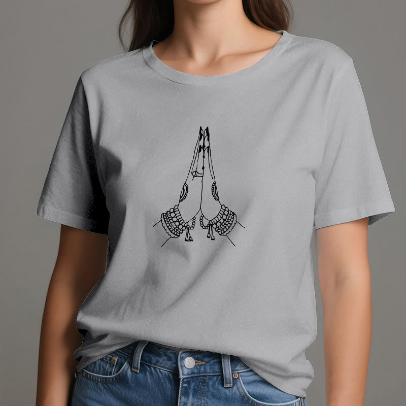Olivenorma Meditation Namaste Yoga T-Shirt - image 10