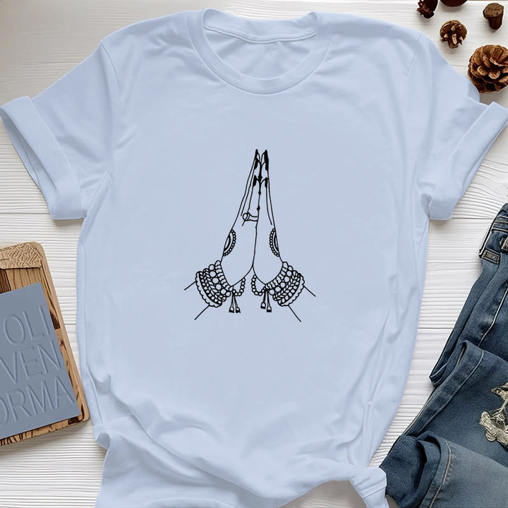 Olivenorma Meditation Namaste Yoga T-Shirt