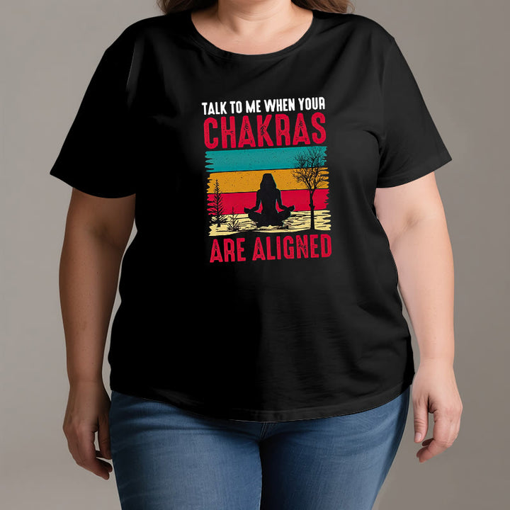 Olivenorma "Talk To Me When Your Chakras are Aligned" T-Shirt
