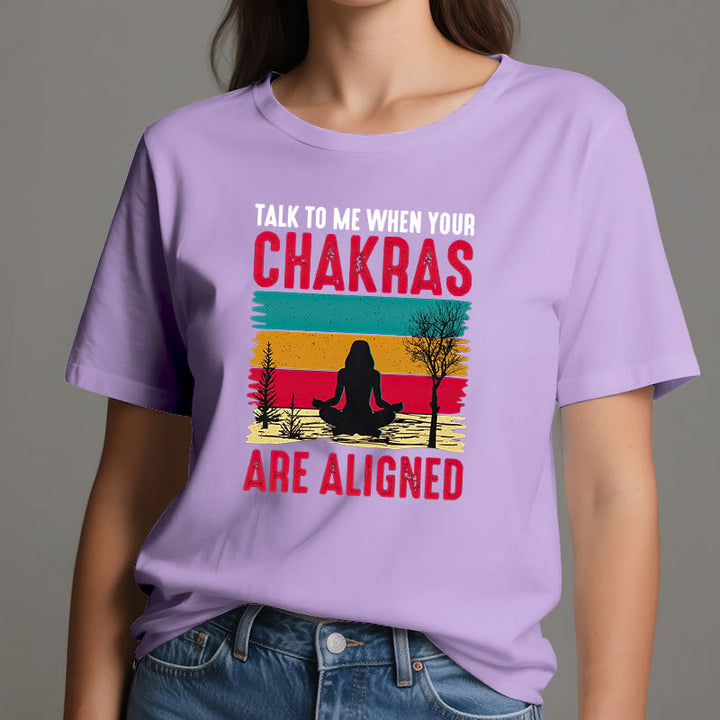 Olivenorma "Talk To Me When Your Chakras are Aligned" T-Shirt