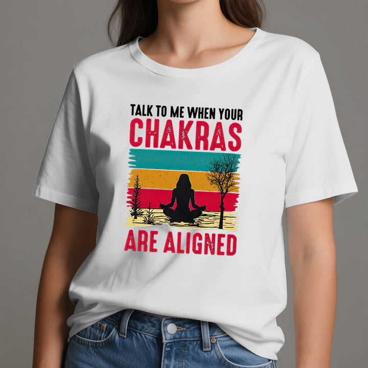 Olivenorma "Talk To Me When Your Chakras are Aligned" T-Shirt - image 6