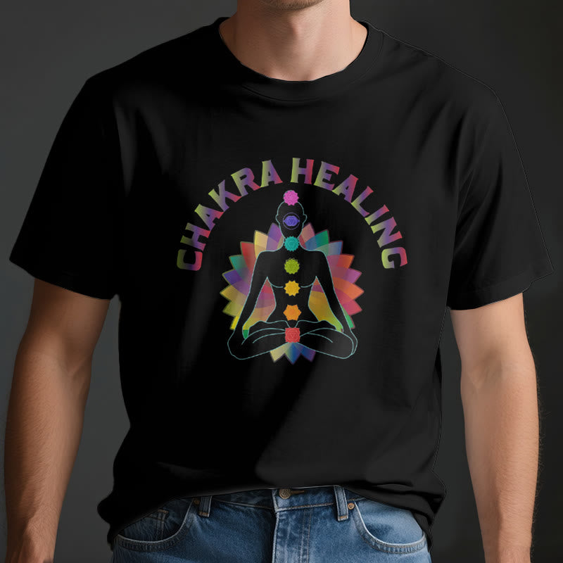 Olivenorma Chakra Healing Reiki Yoga Meditation T-Shirt - image 3