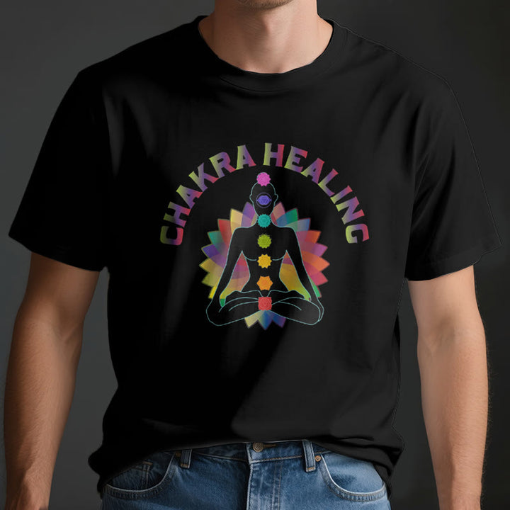 Olivenorma Chakra Healing Reiki Yoga Meditation T-Shirt - image 3