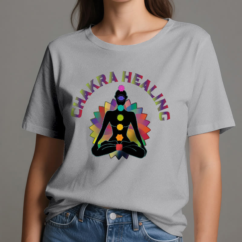 Olivenorma Chakra Healing Reiki Yoga Meditation T-Shirt - image 8