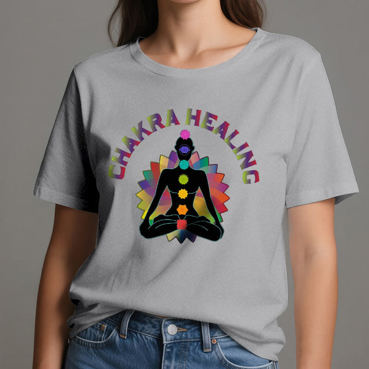 Olivenorma Chakra Healing Reiki Yoga Meditation T-Shirt - image 8