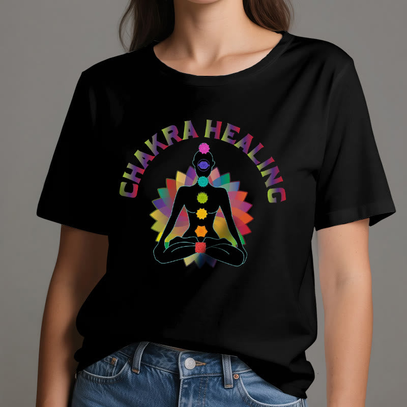 Olivenorma Chakra Healing Reiki Yoga Meditation T-Shirt