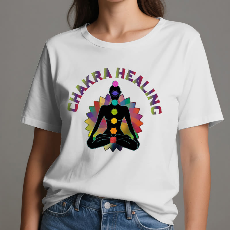 Olivenorma Chakra Healing Reiki Yoga Meditation T-Shirt - image 6