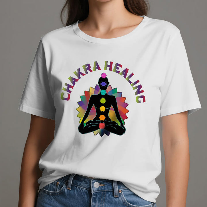Olivenorma Chakra Healing Reiki Yoga Meditation T-Shirt - image 6