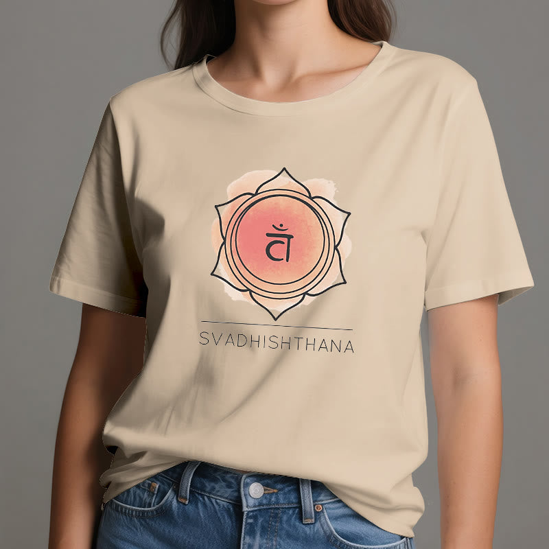 Olivenorma Orange Sacral Chakra Yoga T-Shirt - image 10