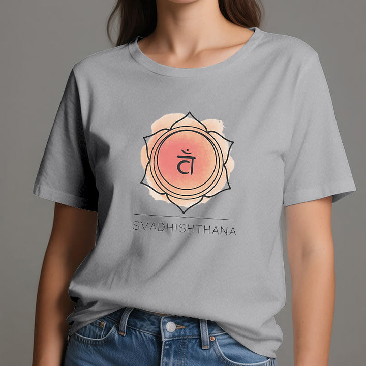 Olivenorma Orange Sacral Chakra Yoga T-Shirt - image 8
