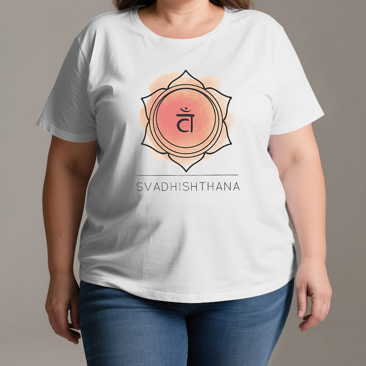 Olivenorma Orange Sacral Chakra Yoga T-Shirt - image 3