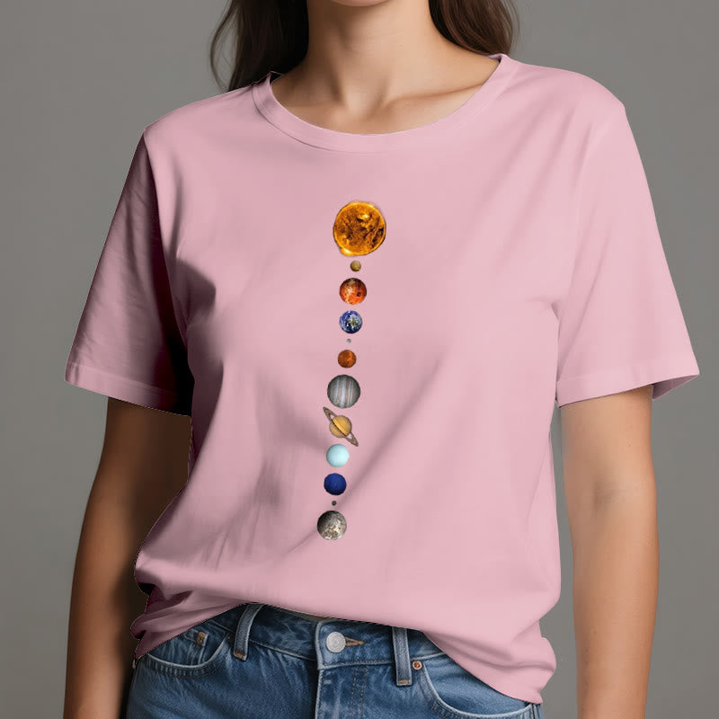 Olivenorma Solar System Galaxy Array Print T-Shirt - image 14