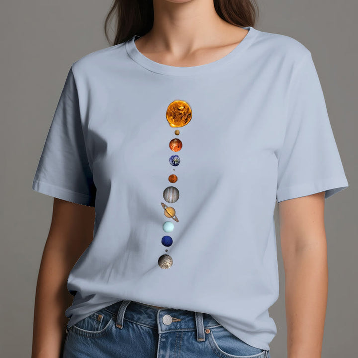 Olivenorma Solar System Galaxy Array Print T-Shirt - image 12