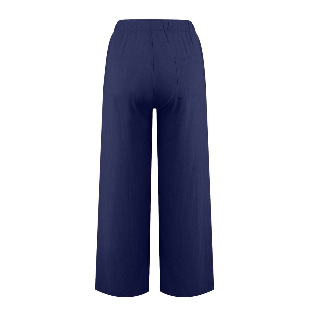 Olivenorma Women's Cotton Linen Wide Leg Pants - image 20