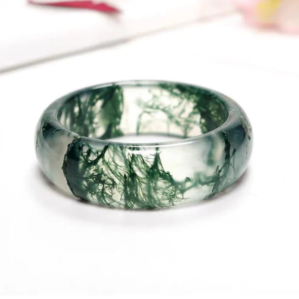 FREE Today: "Whispers of the Grove" Moss Agate Ring - image 6