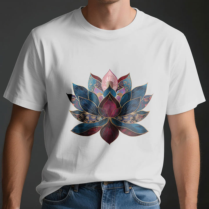 Olivenorma Lotus Flower Buddhism Zen T-Shirt - image 3