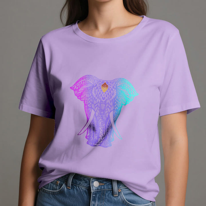 Olivenorma Mandala Elephant Yoga T-Shirt - image 15