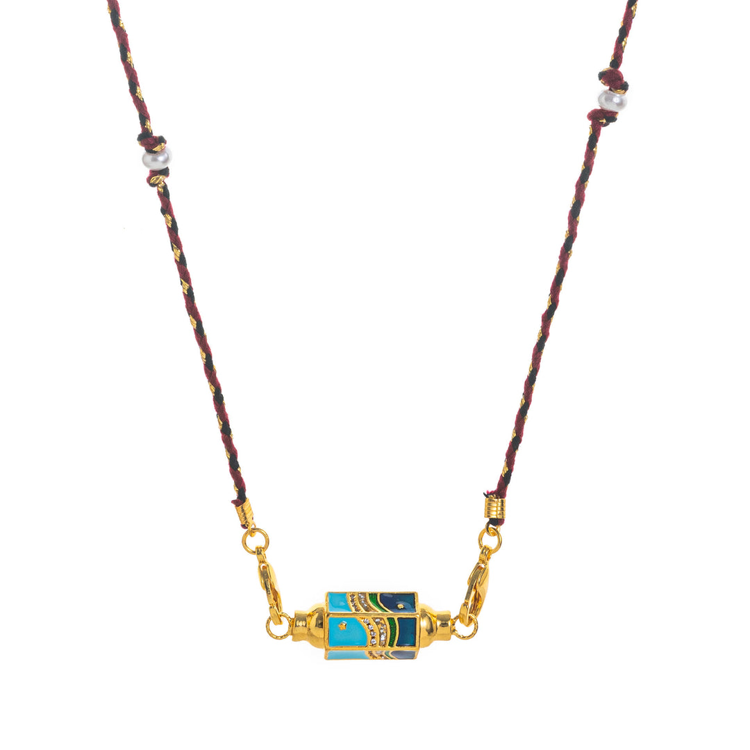 Olivenorma Braided Rope Colorful Tarot Kaleidoscope Pendant Necklace - Style #08 - image 19