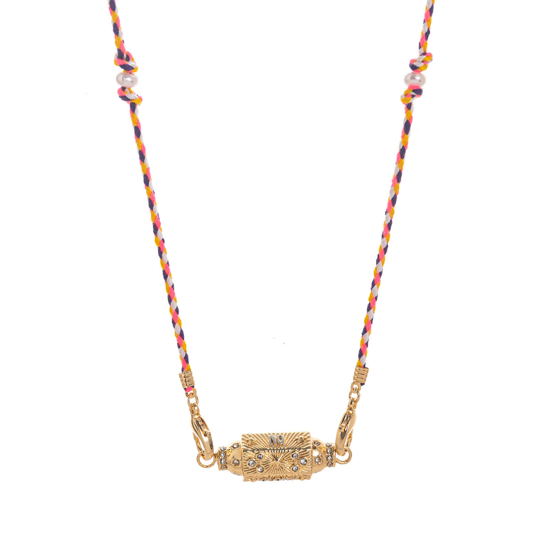 Olivenorma Braided Rope Colorful Tarot Kaleidoscope Pendant Necklace - Style #10 - image 20