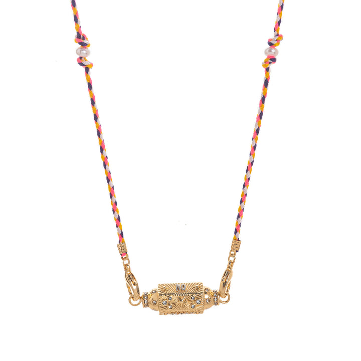 Olivenorma Braided Rope Colorful Tarot Kaleidoscope Pendant Necklace - Style #10 - image 20