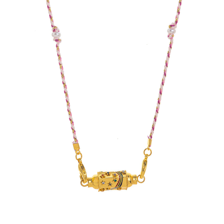 Olivenorma Braided Rope Colorful Tarot Kaleidoscope Pendant Necklace - Style #01 - image 12