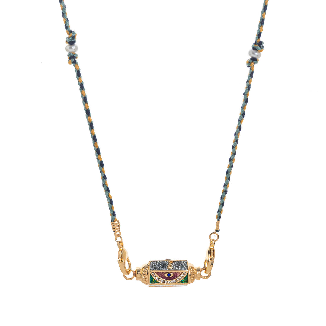 Olivenorma Braided Rope Colorful Tarot Kaleidoscope Pendant Necklace - Style #06 - image 17