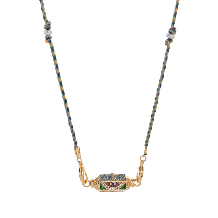 Olivenorma Braided Rope Colorful Tarot Kaleidoscope Pendant Necklace - Style #06 - image 17