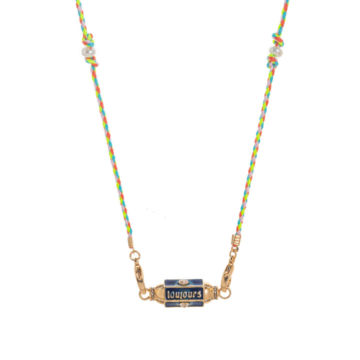 Olivenorma Braided Rope Colorful Tarot Kaleidoscope Pendant Necklace - Style #13 - image 24