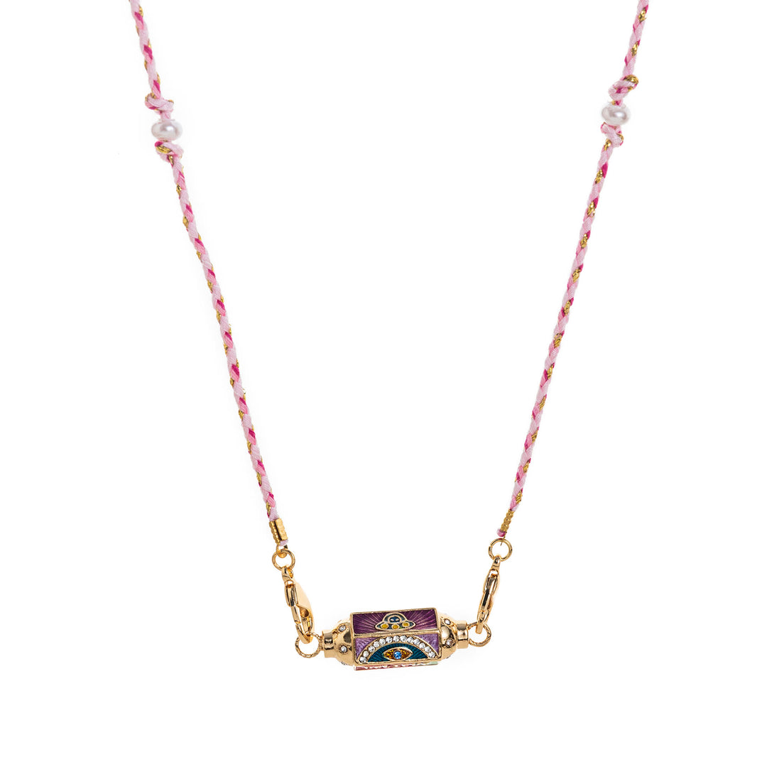 Olivenorma Braided Rope Colorful Tarot Kaleidoscope Pendant Necklace - Style #03 - image 14