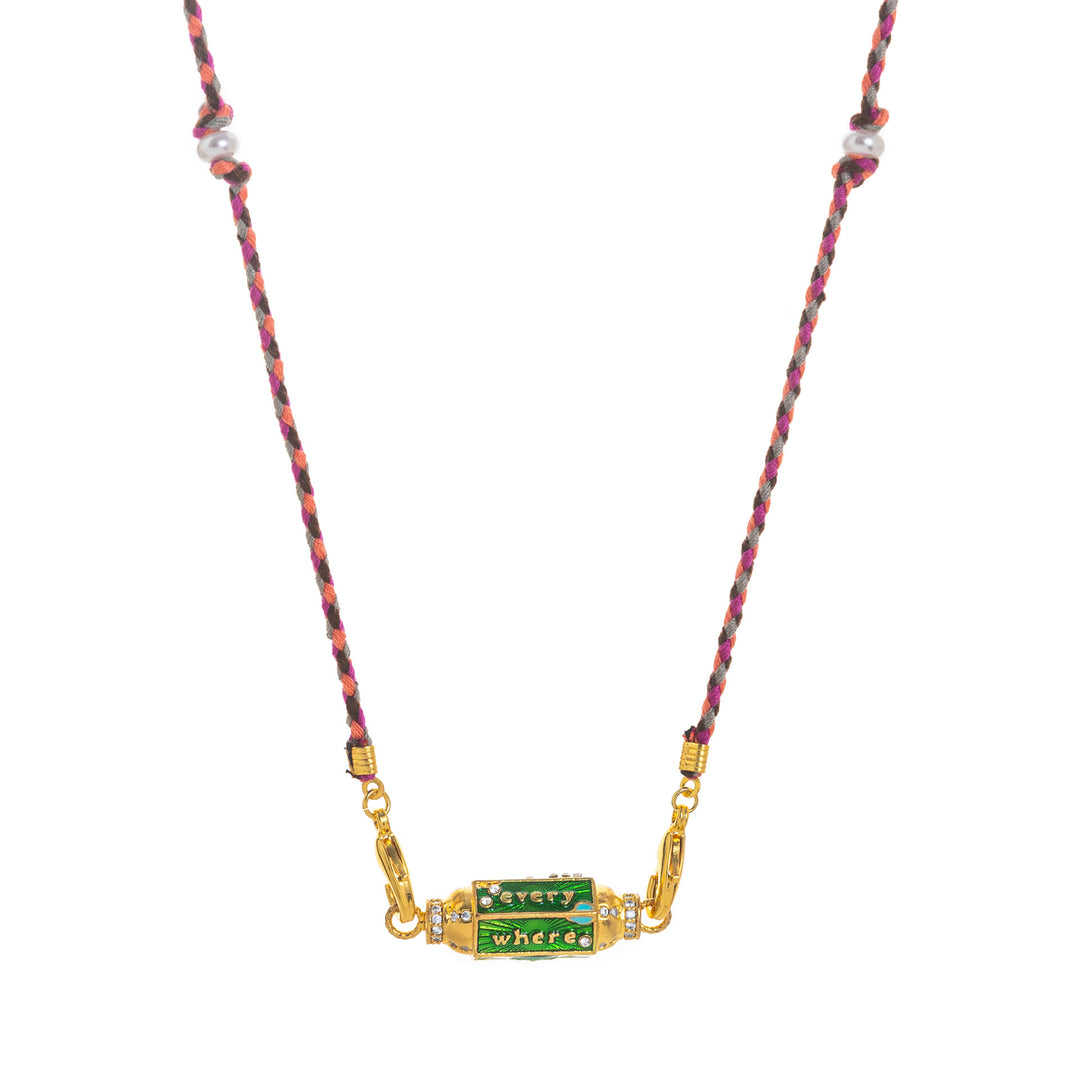 Olivenorma Braided Rope Colorful Tarot Kaleidoscope Pendant Necklace - Style #14 - image 25