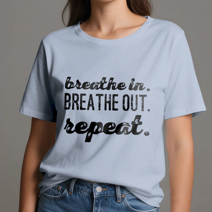 Olivenorma "BREATHE IN, BREATHE OUT" Meditation Spiritual Tee T-Shirt - image 12