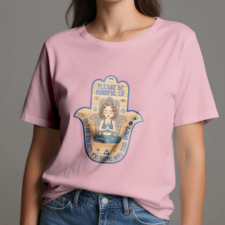 Olivenorma Hamsa Hand Meditation Protection Spiritual T-Shirt - image 14