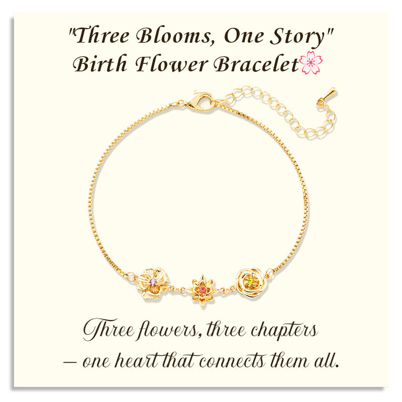 FREE Today: 1-3 Three-Dimensional Birth Flowers Bracelet - image 4