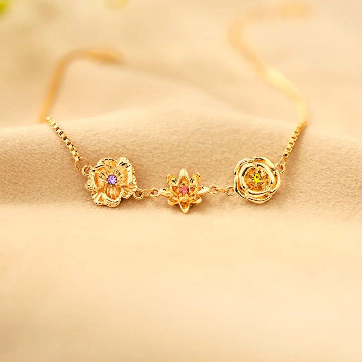 FREE Today: 1-3 Three-Dimensional Birth Flowers Bracelet - image 6