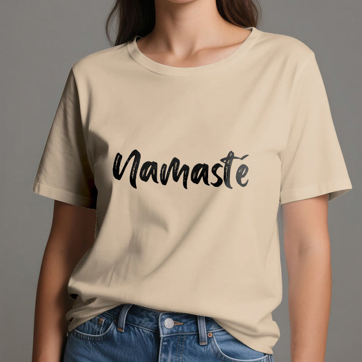 Olivenorma Namaste Yoga Unisex Pilates T-Shirt - image 11