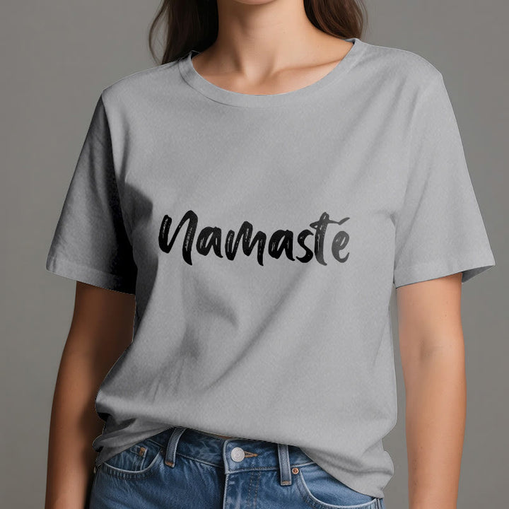 Olivenorma Namaste Yoga Unisex Pilates T-Shirt - image 9