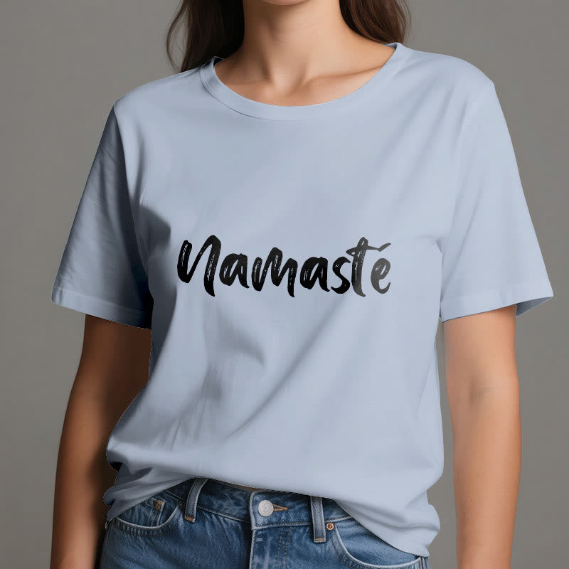 Olivenorma Namaste Yoga Unisex Pilates T-Shirt - image 13